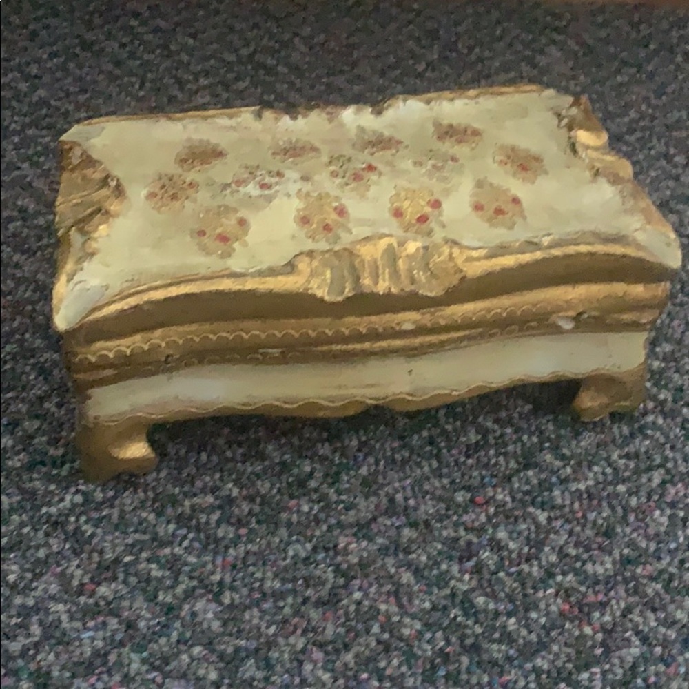 Wooden vintage italian box